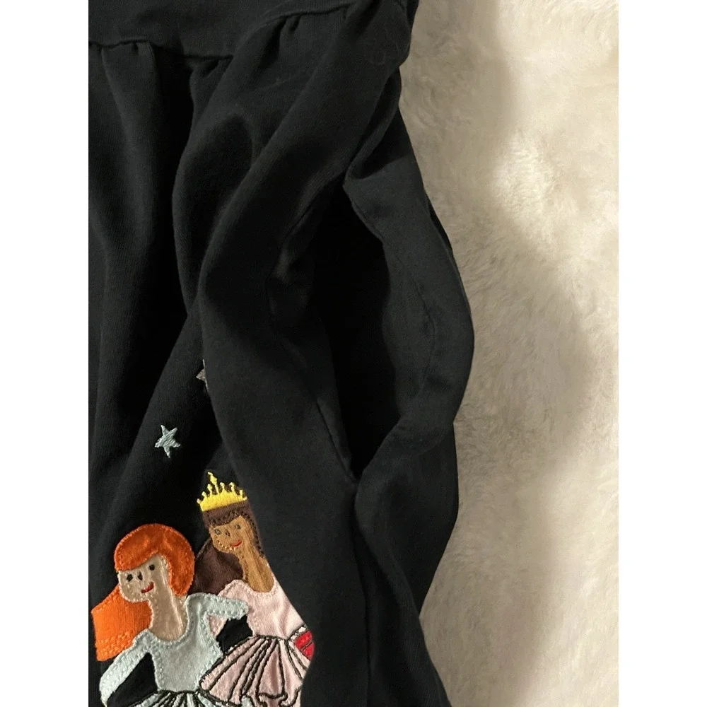 Hanna Andersson Ballet Dancers Dress Ballerina Pockets‎ Girl's Size 6-7 Black
